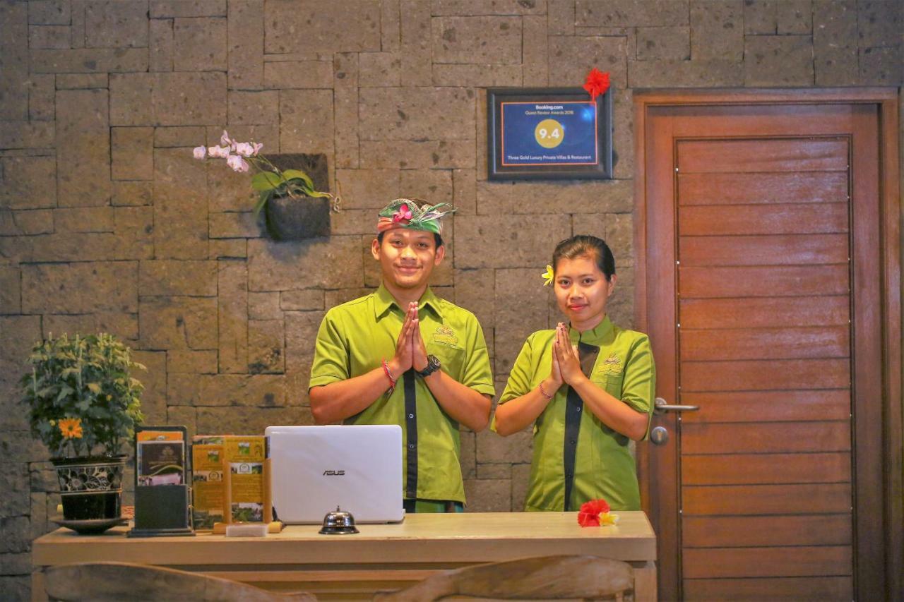 Three Gold Luxury Private Villas Ubud Eksteriør billede